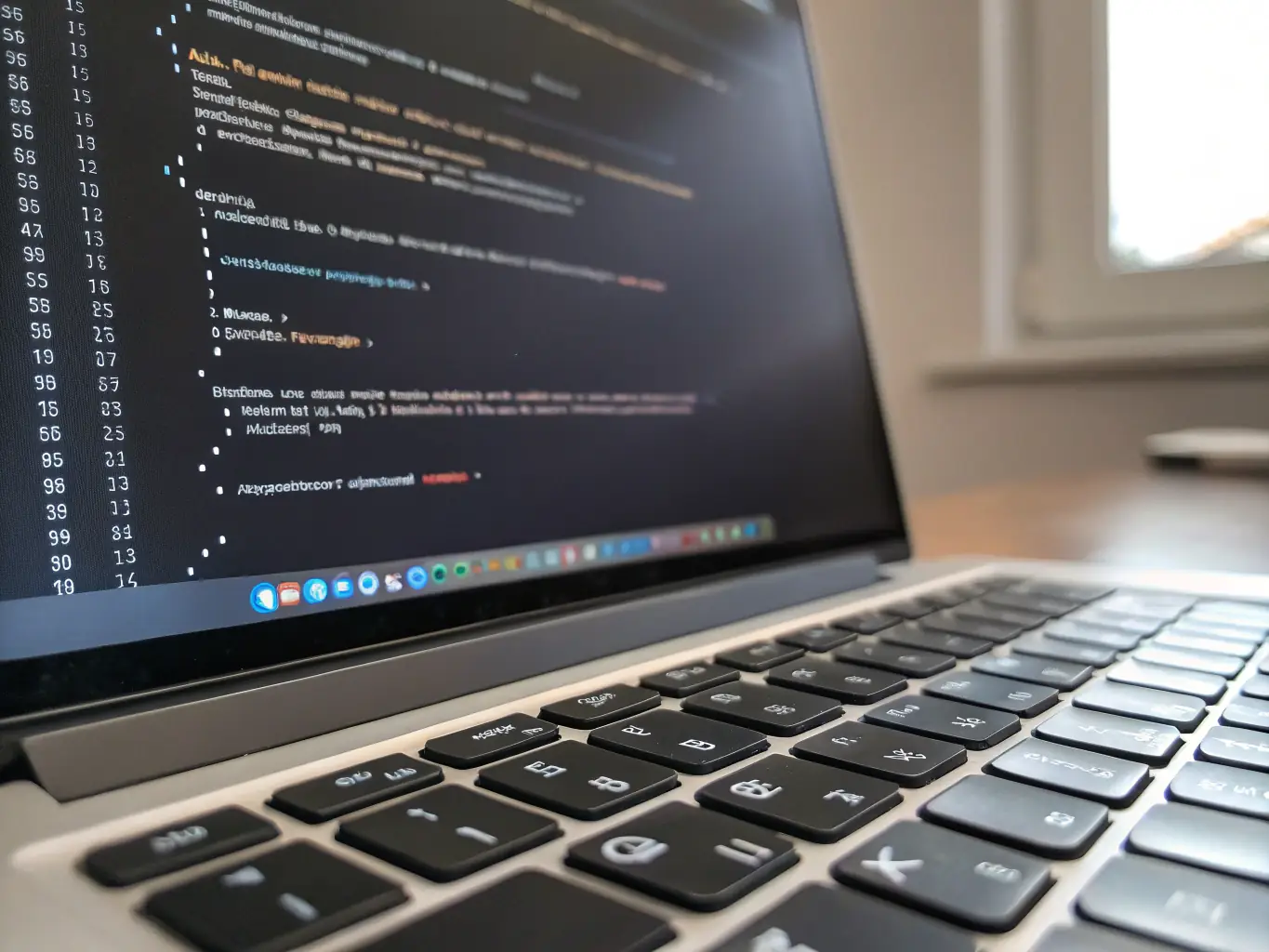 A graphic illustrating custom software code being developed on a computer screen, symbolizing Celintech's custom software development capabilities.